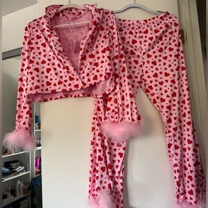 Sugar thrillz heart pajamas
